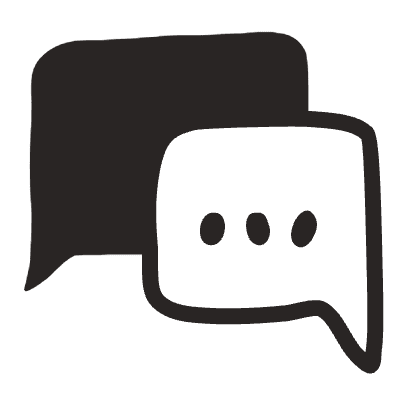 Bubble 2 Element from Doodles (Monochrome) Set