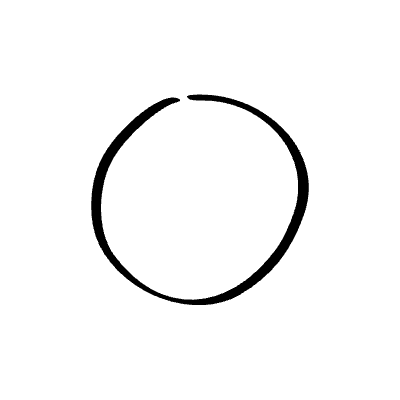 Bubble Circle 3 Element from Bubbles (Sketch Style) Set