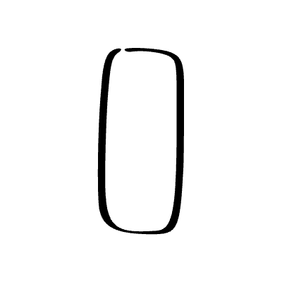 Bubble Rectangle 1 Element from Bubbles (Sketch Style) Set