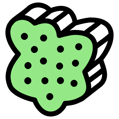 Bush Element from 3D Fun (Texturized) Set