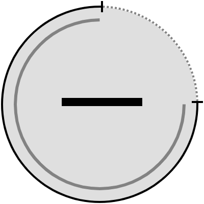 Button Frame Circle Remove 1 Element from Cyber GUI Elements Set