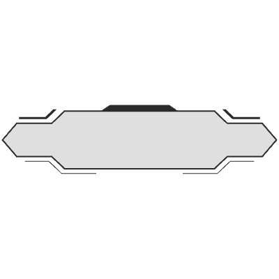 Button Frame Small Futuristic 4 Element from Cyber GUI Elements Set
