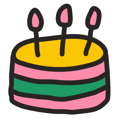 Cake 1 Element from Doodles (Classic) Set