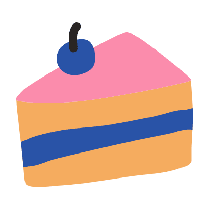 Cake 2 Element from Doodles (Flat) Set