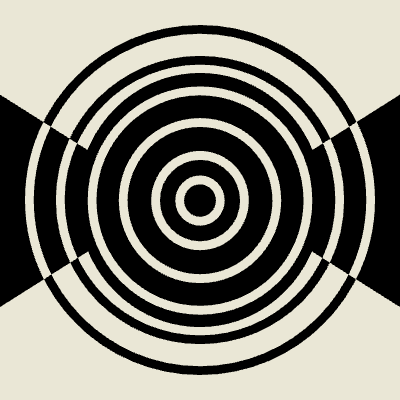 Candy Focus Circle Element from Pop Tiles (Monochrome) Set