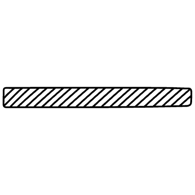 Censorship Horizontal 2 Element from Annotations (Variable Thickness Style) Set