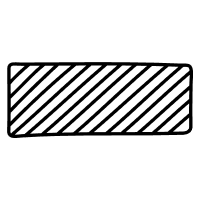 Censorship Horizontal 3 Element from Annotations (Variable Thickness Style) Set