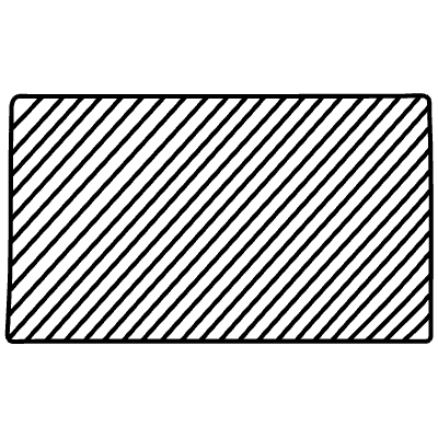 Censorship Horizontal 5 Non Filled Element from Annotations (Variable Thickness Style) Set