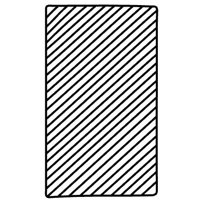 Censorship Vertical 1 Non Filled Element from Annotations (Variable Thickness Style) Set