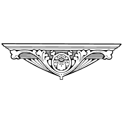 Centered Ornament 10 Element from Art Nouveau Motifs Set