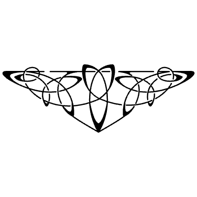 Centered Ornament 8 Element from Art Nouveau Motifs Set