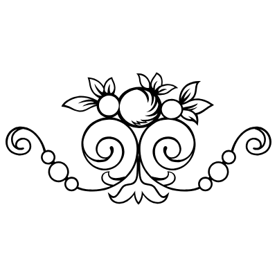 Centered Vintage Ornament 19 Element from Centered Ornaments Set