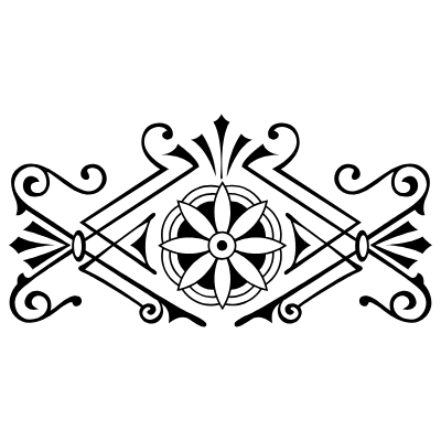 Centered Vintage Ornament 65 Element from Centered Ornaments Set