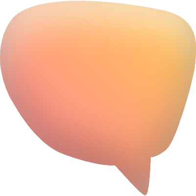 Chat Bubble Element from Inky (Gradient) Set