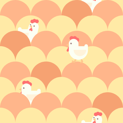 Chickens 3 Element from Seamless Backgrounds Set