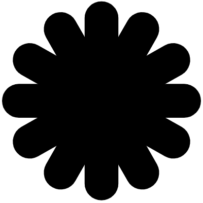 Circle Flower Element from Geometrica (Solid) Set