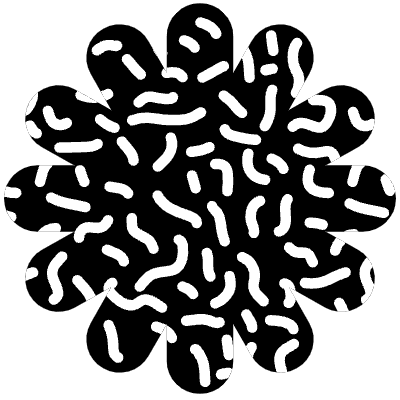 Circle Flower Element from Geometrica (Texturized) Set