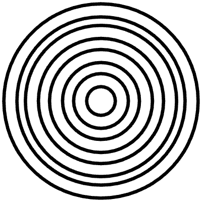 Circle Point Target Element from Geometrica (Duo) Set