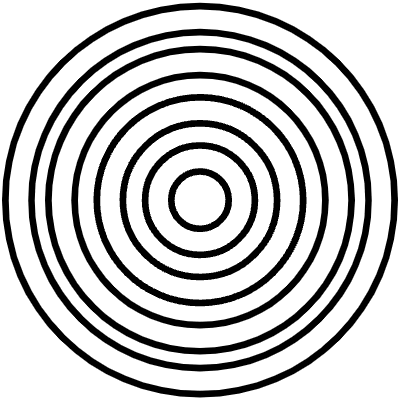 Circle Point Target Element from Geometrica (Line) Set
