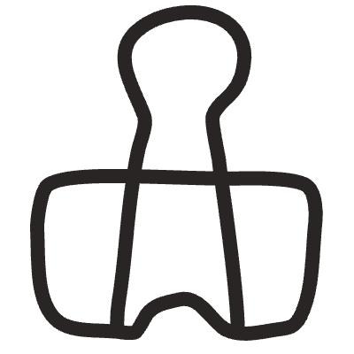 Clip 2 Element from Doodles (Monochrome) Set