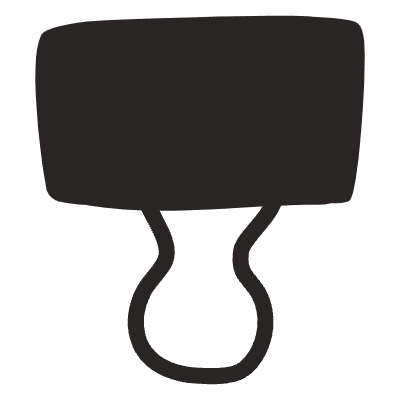 Clip 3 Element from Doodles (Monochrome) Set