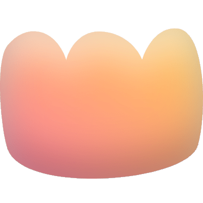 Cloud 3bump Crown Element from Inky (Gradient) Set
