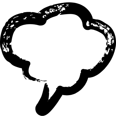 Cloud Bubble Element from Inky (Brushes) Set