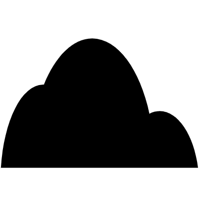 Cloud Half Element from Geometrica (Solid) Set