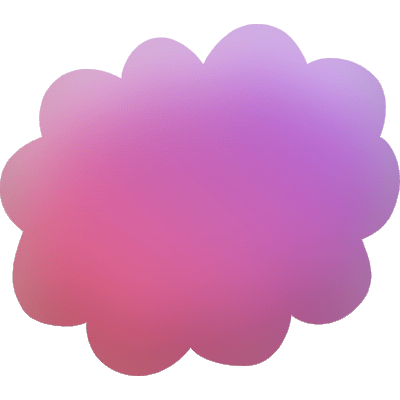 Cloud Thick Element from Inky (Gradient) Set