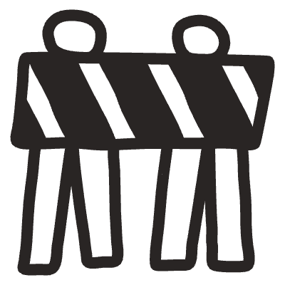 Construction Element from Doodles (Monochrome) Set