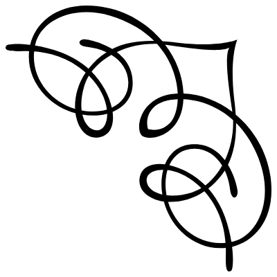 Corner Vignette Vintage 30 B Element from Corners Ornaments Set