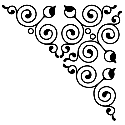 Corner Vignette Vintage 49 B Element from Corners Ornaments Set