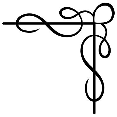 Corner Vignette Vintage 5 B Element from Corners Ornaments Set