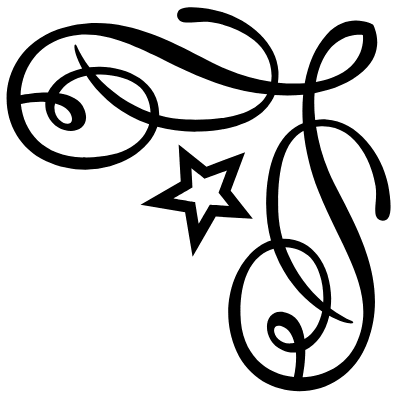 Corner Vignette Vintage 6 B Element from Corners Ornaments Set