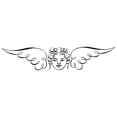 Cupid Badge 2 Element from Flourishes Motifs Set