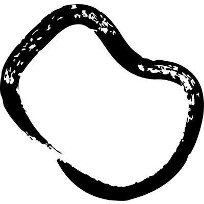 Curve Blob 4 Element from Inky (Brushes) Set