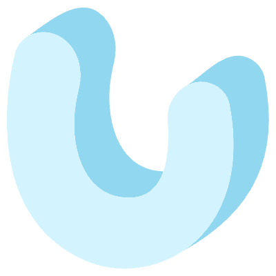 Curve U Element from 3D Motifs (Flat) Set