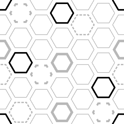 Cyber Abstract Background 20 Element from Cyber Patterns (Monochrome) Set