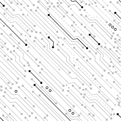Cyber Abstract Background 29 Element from Cyber Patterns (Monochrome) Set