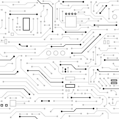 Cyber Abstract Background 8 Element from Cyber Patterns (Monochrome) Set