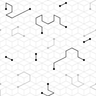 Cyber Abstract Background 9 Element from Cyber Patterns (Monochrome) Set