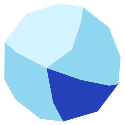 Decagon 1 Element from 3D Motifs (Flat) Set