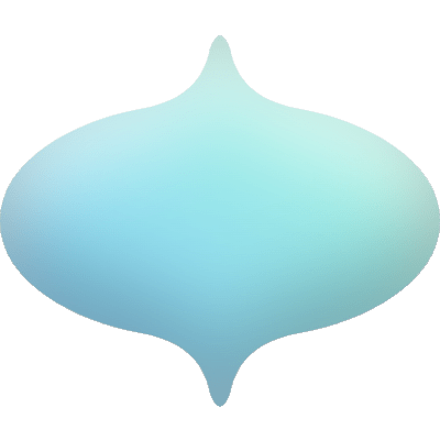 Diamond Curve Oval Element from Inky (Gradient) Set