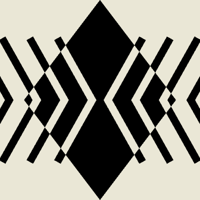 Diamond Herringbone Element from Pop Tiles (Monochrome) Set