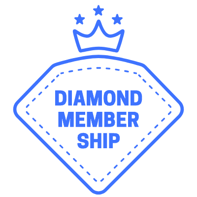 Diamond Membership Crown Element from Badges Classic (Line) Set