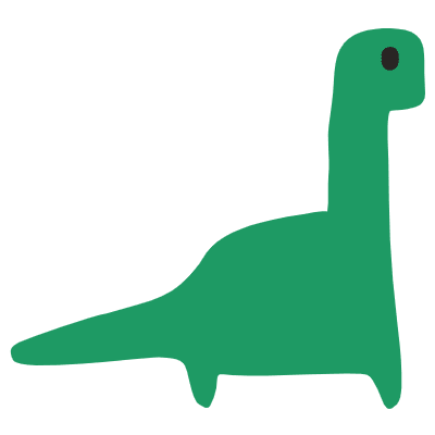 Dinosour Element from Doodles (Flat) Set