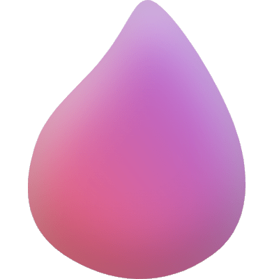 Drop Fat Round Element from Inky (Gradient) Set