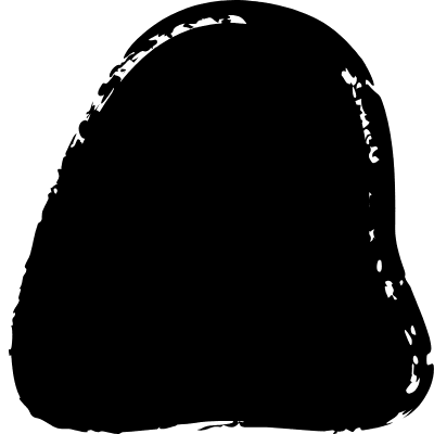 Drop Plain Ghost Element from Blob Shapes - Rough Ink Set