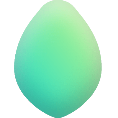 Drop Round Egg Element from Inky (Gradient) Set