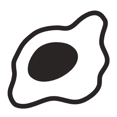 Egg Element from Doodles (Monochrome) Set